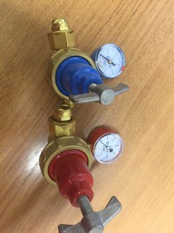 Редуктора сетевые, кислородный CKO-10-2 и пропановый СПО-6-2. БАМЗ.