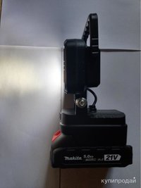 Фонарь светодиодный, мощный, с раздачей через 2 USB 