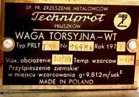 Весы ювелирные Techniprot waga torsyjna-wt Typ PRLTT 5