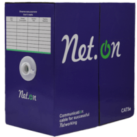 Витая пара Net.on UTP 5e 4x2хAWG24 CCA PVC In. 305м